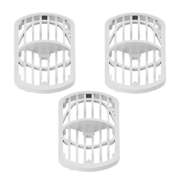 3er-Set Haarsieb für Ablaufgarnitur Viega  Ø52mm Domoplex Nr. 6928 und 6928.21