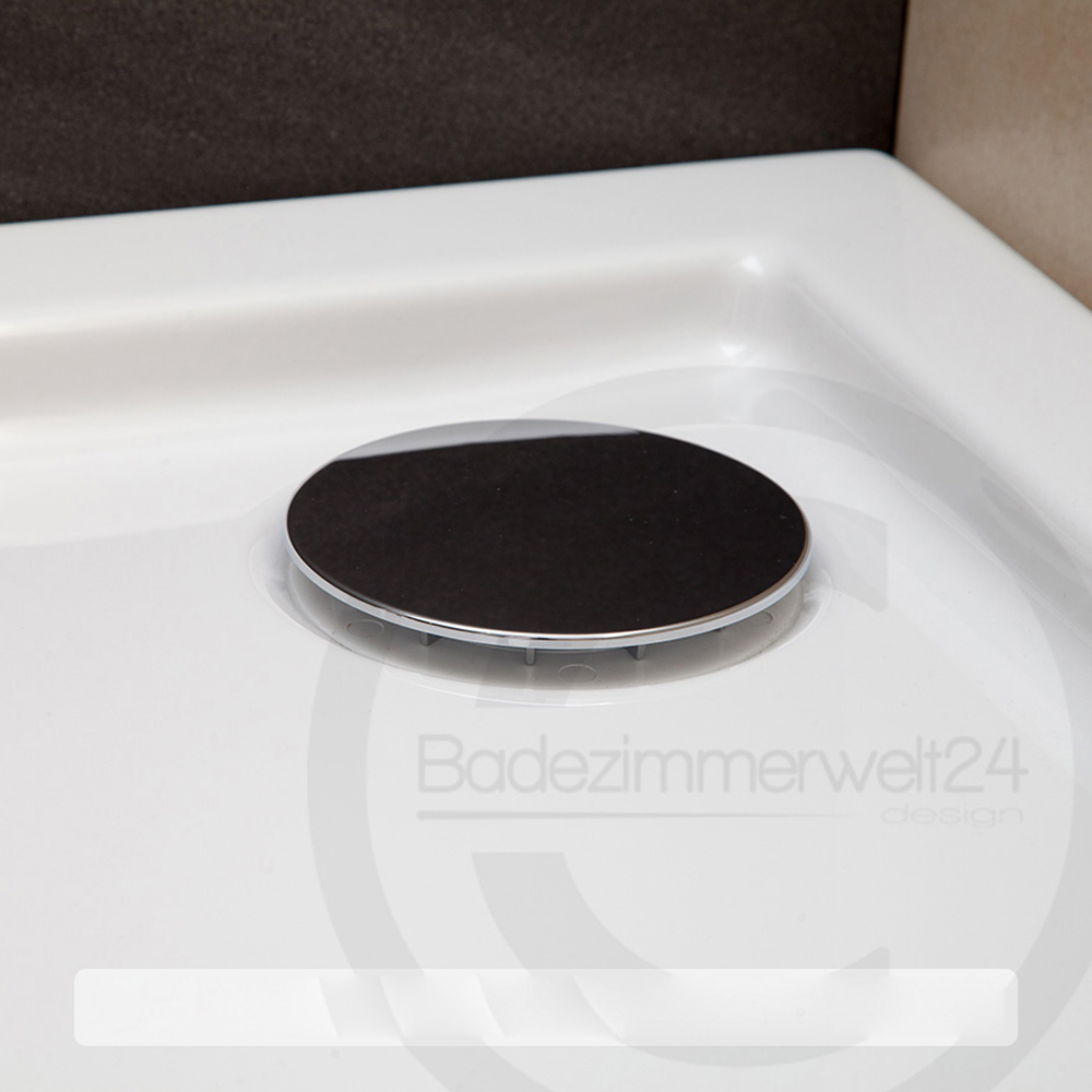 AQUABAD Duschwanne Set Basic Smooth White | Rechteck