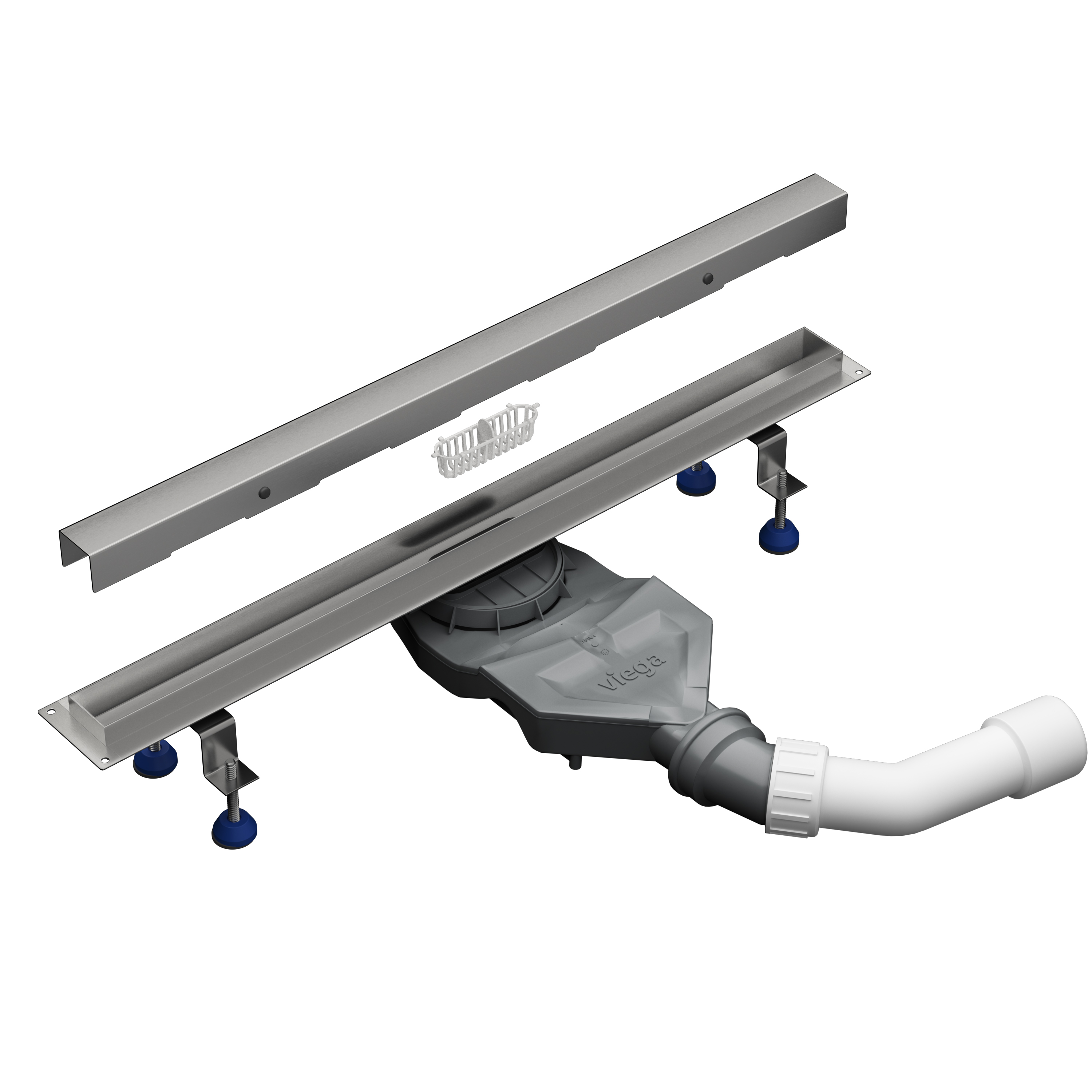 AQUABAD Duschrinne Slim Pro - Blende "Bord"