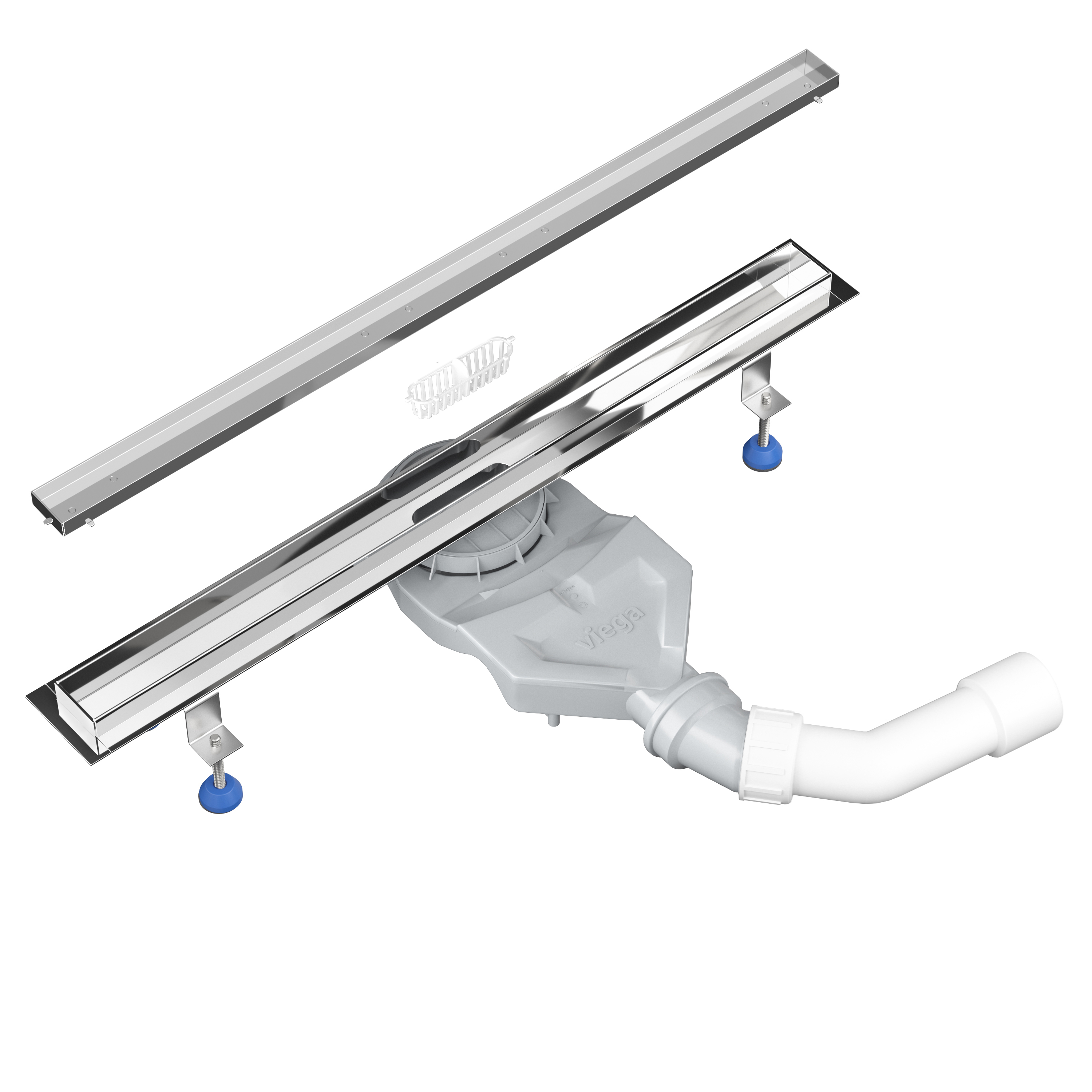 AQUABAD Duschrinne Slim Premium - Befliesbare Blende