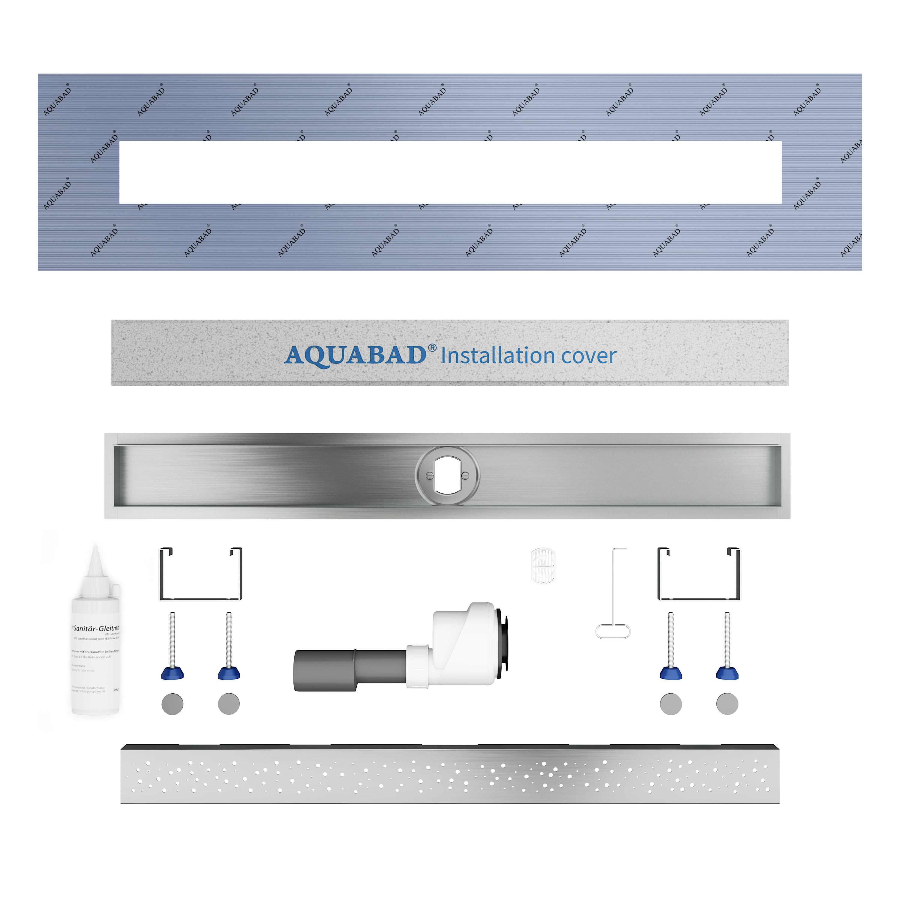 AQUABAD Duschrinne SDS Pro - Blende "Regen"