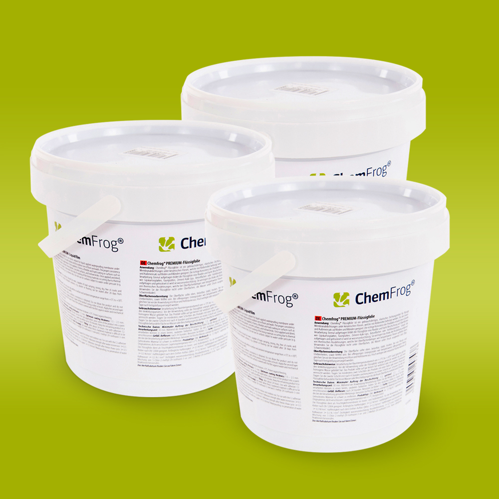 Flüssigfolie Chemfrog 4,5 kg / 6 kg Dichtfolie Badabdichtung für Innen u. Aussen