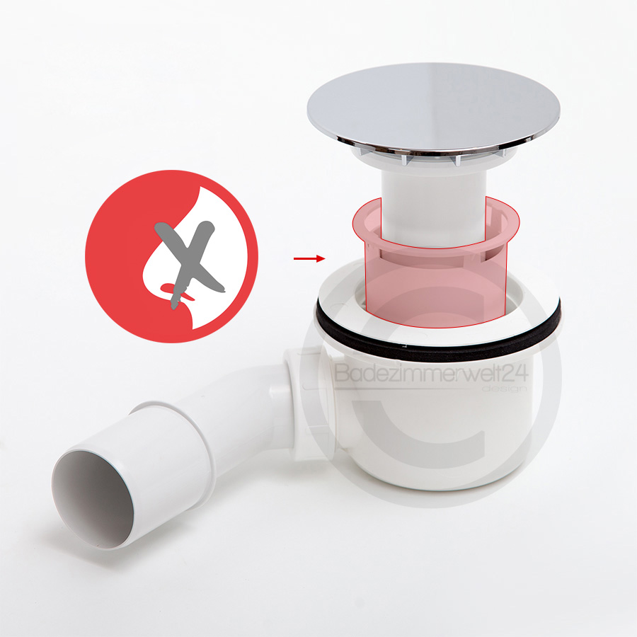 AQUABAD Duschwanne Set Basic Smooth White | Viertelkreis