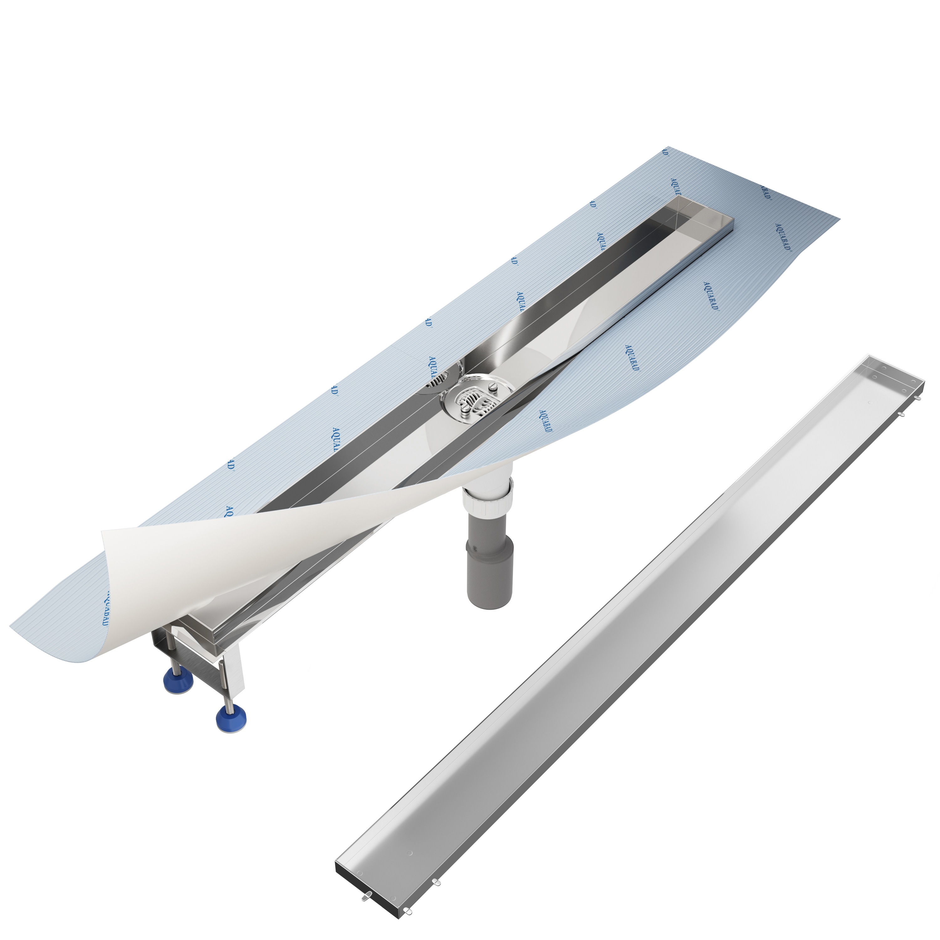 AQUABAD Duschrinne SDS Premium - Befliesbare Blende