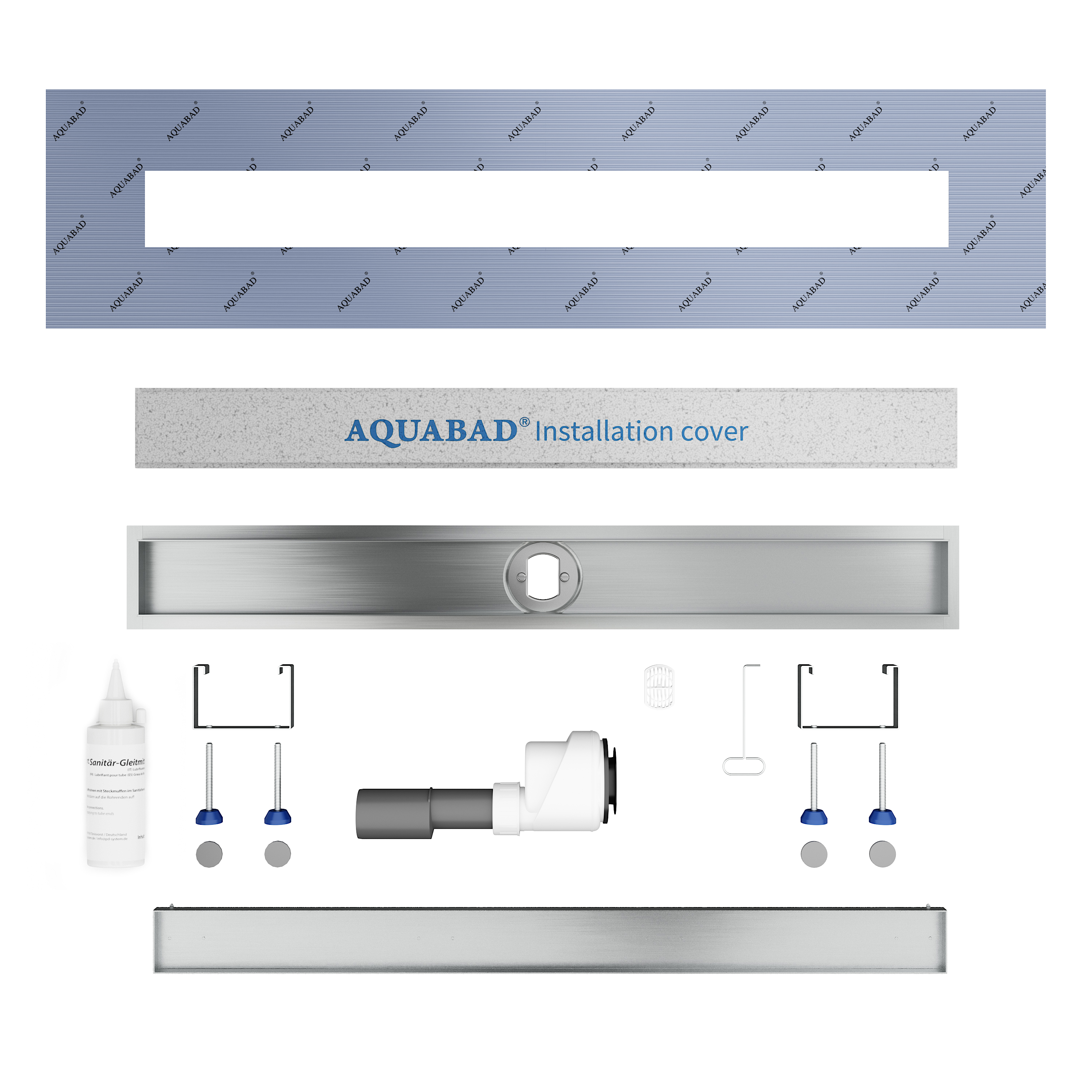 AQUABAD Duschrinne SDS Pro - Befliesbare Blende