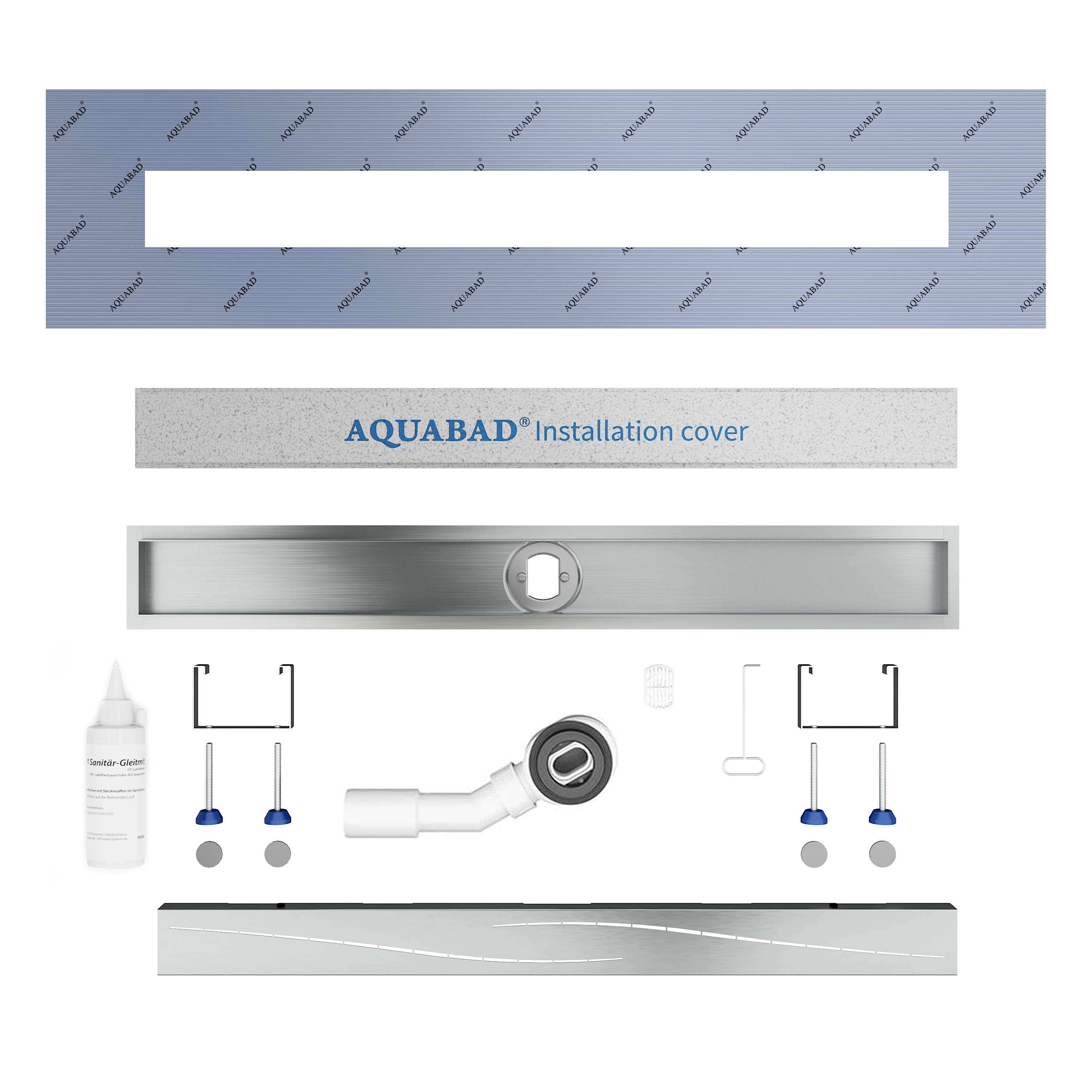 AQUABAD Duschrinne SDS Pro - Blende "Modern"
