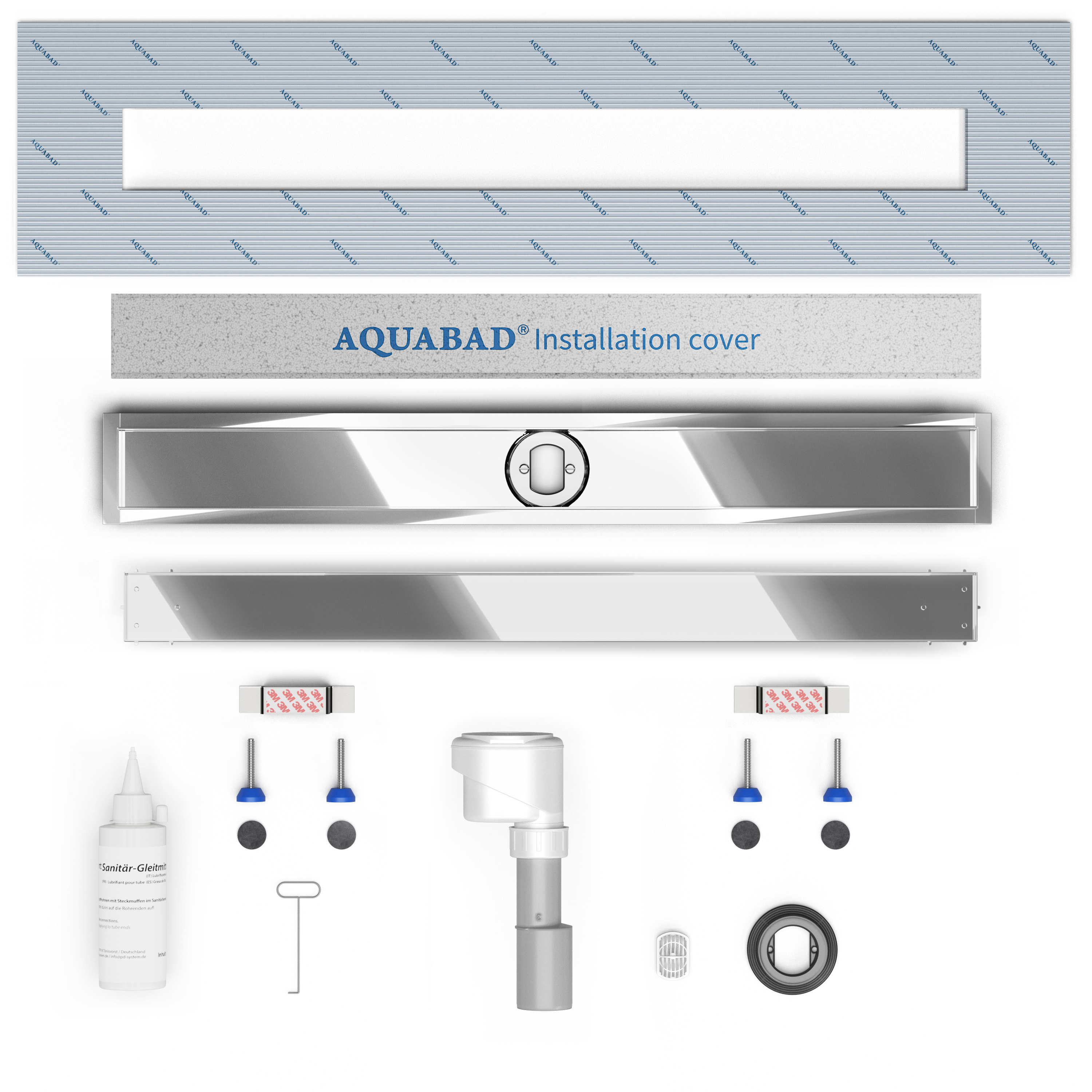 AQUABAD Duschrinne SDS Premium - Befliesbare Blende