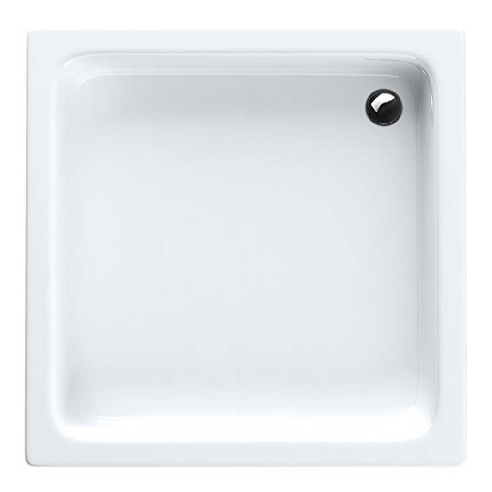 AQUABAD Duschwanne Forta Plus LeakProtect Smooth White | Quadrat