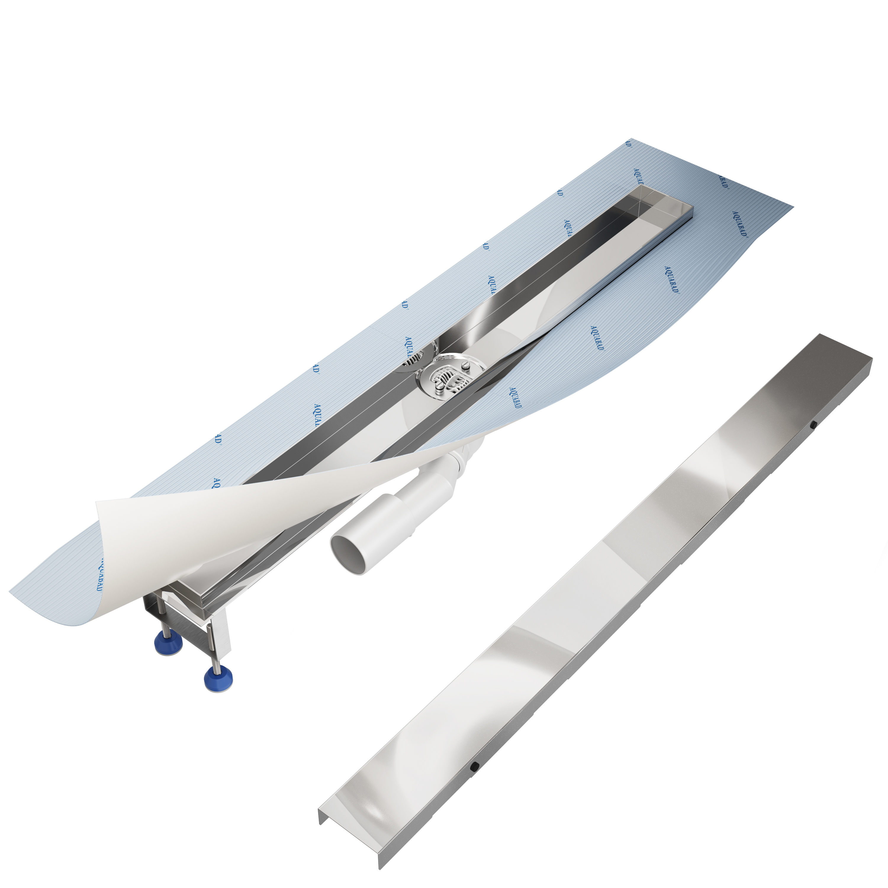 AQUABAD Duschrinne SDS Premium - Blende "Bord"